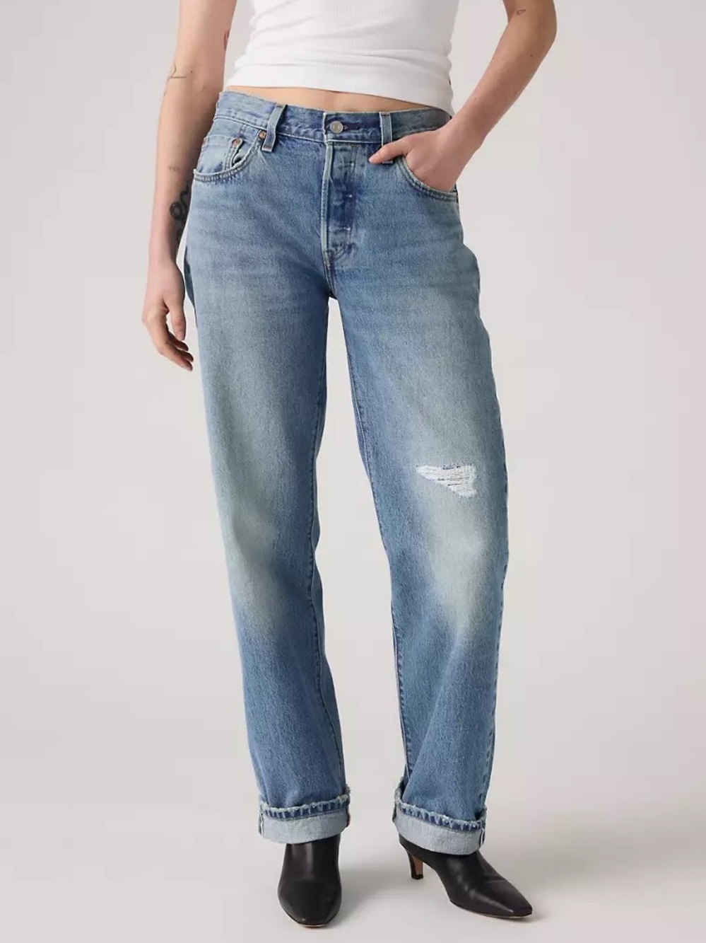 Levis 501 90's Selvedge Jeans Womens Size 32x32 Straight Leg Western Americana